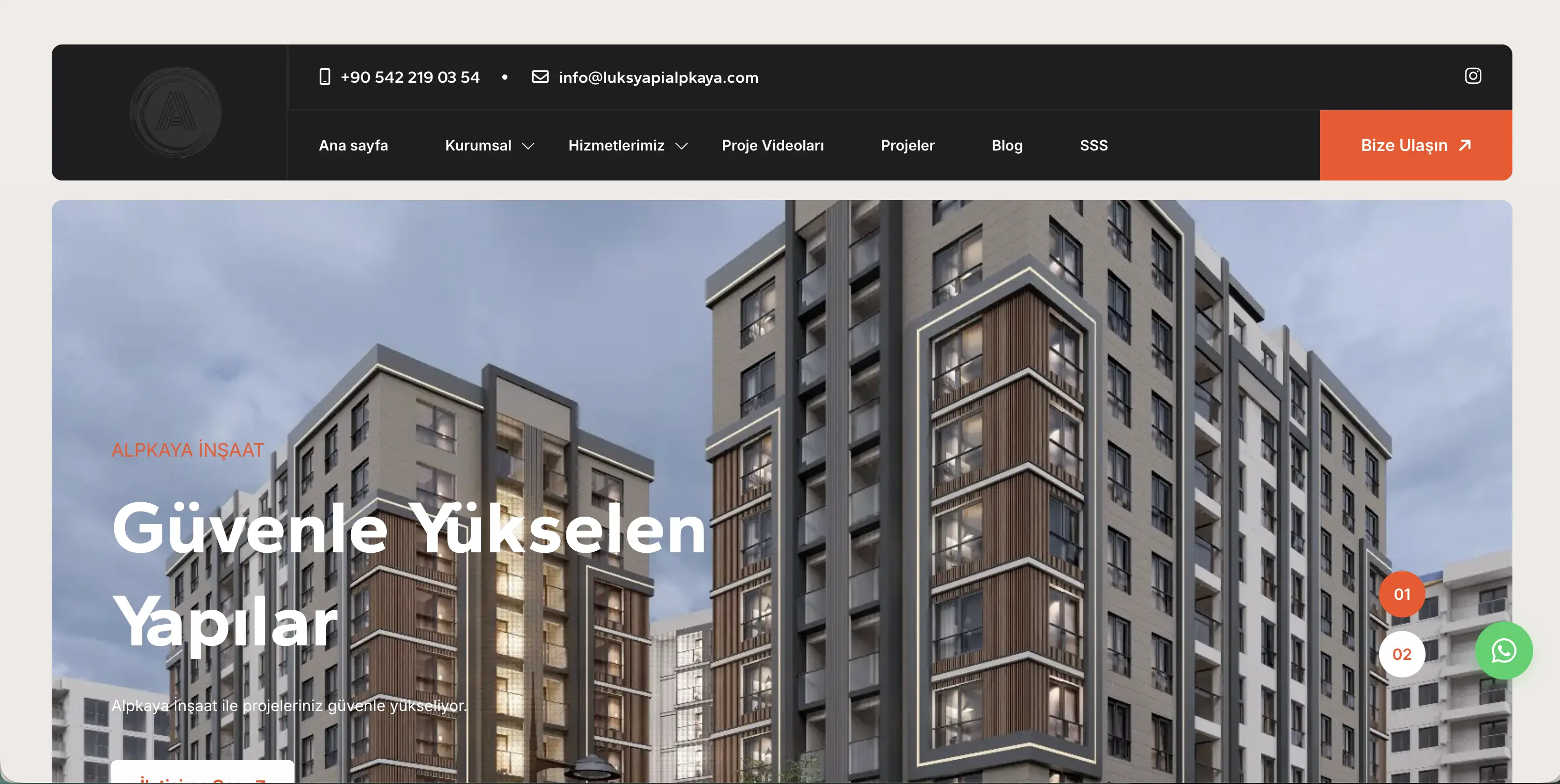 Lüks Yapı Alp Kaya İnşaat