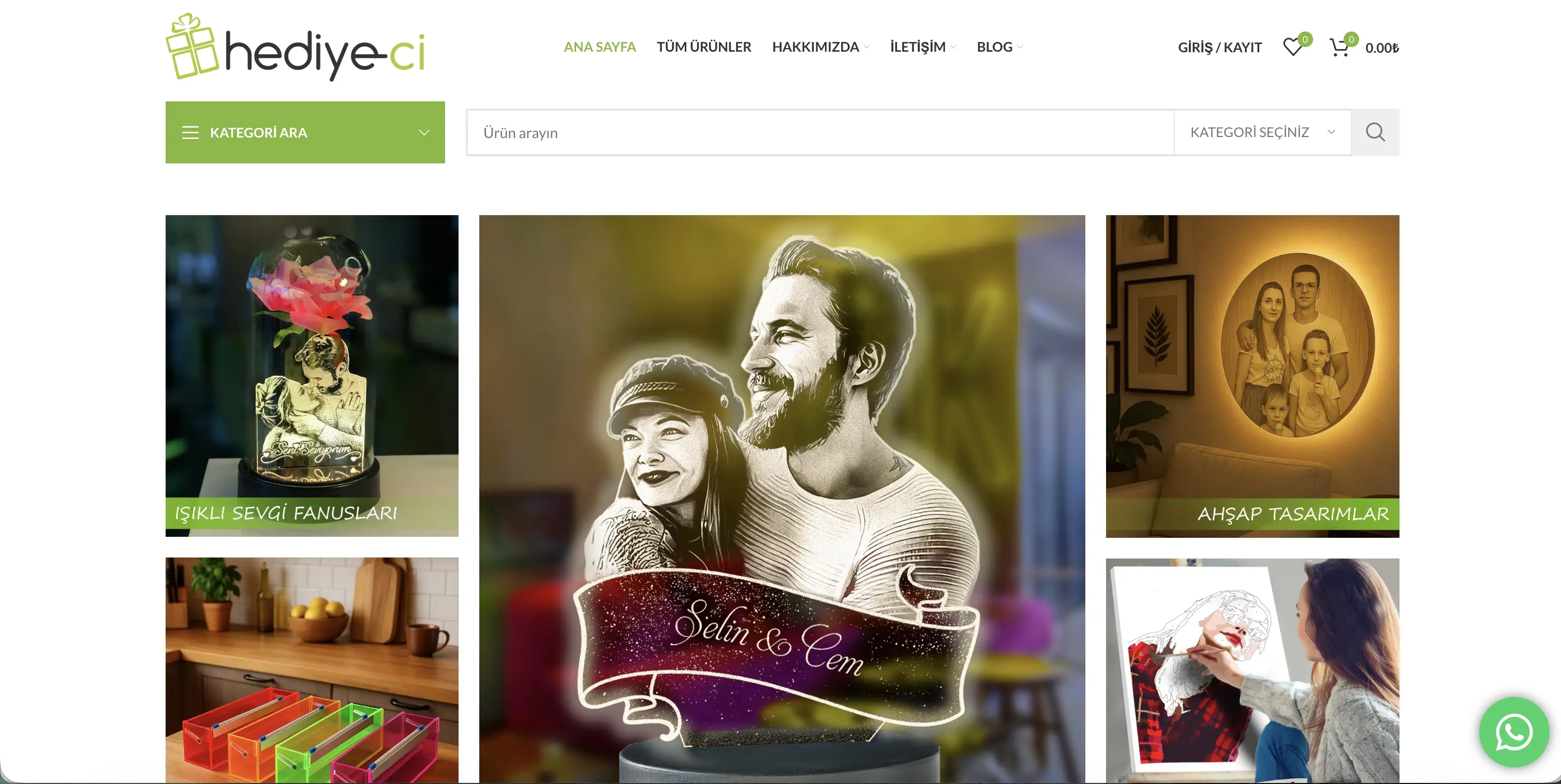 Hediye-ci E-Ticaret Sitesi