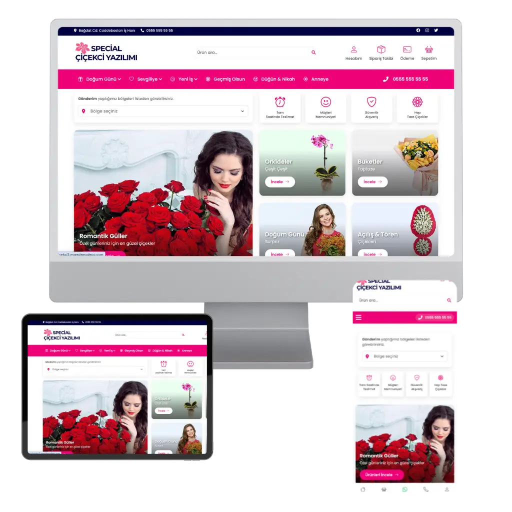 Çiçekçi ve Hediyeci Yazılımı