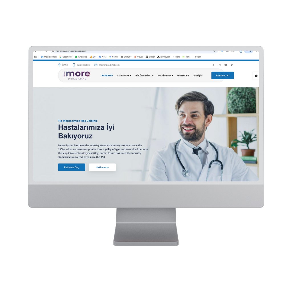 Hastane ve Doktor Web Sitesi Paketi